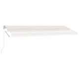 Freestanding Manual Retractable Awning 500x300 cm Cream (313193+313169+315091)