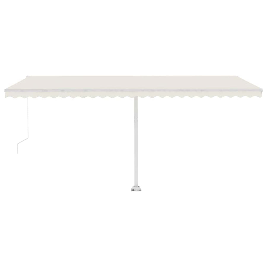 Manual Awning 5 x 3 m Cream 100% Polyester
