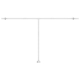 Freestanding Manual Retractable Awning 500x300 cm Cream (313193+313169+315091)