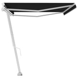 Freestanding Manual Retractable Awning 500x300 cm Anthracite - Rear View