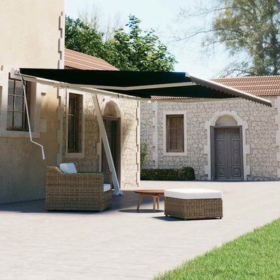 Manual Awning 5 x 3 m Anthracite 100% Polyester