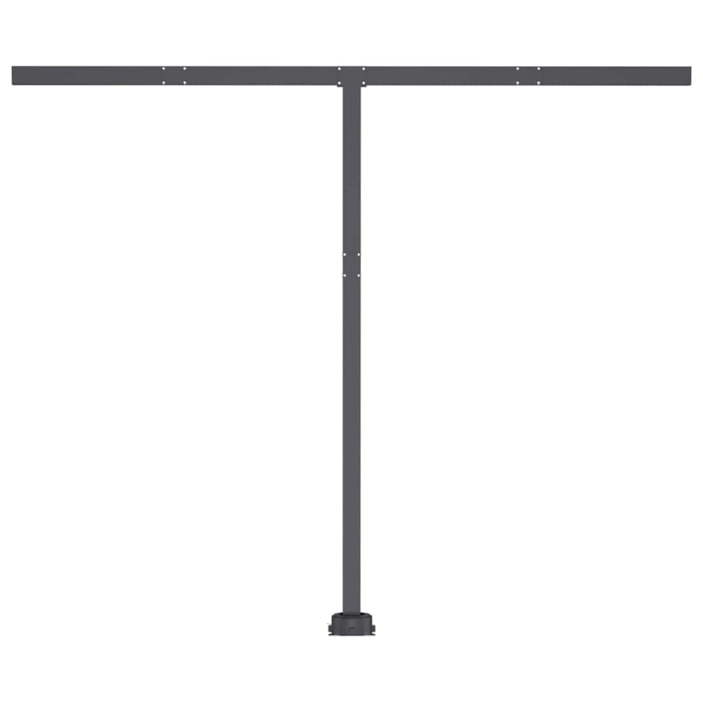 Freestanding Manual Retractable Awning 300x250 cm Blue/White