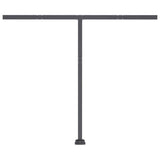 Freestanding Manual Retractable Awning 300x250 cm Blue/White