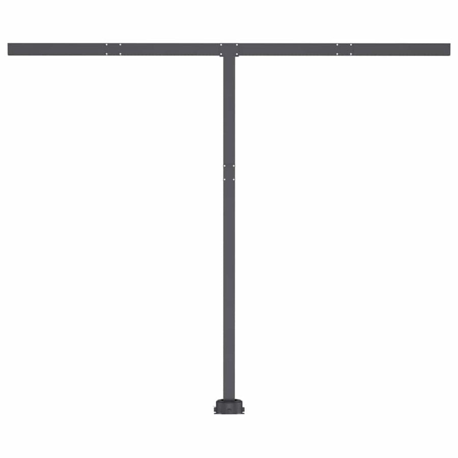 Freestanding Manual Retractable Awning 300x250 cm Orange/Brown