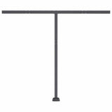 Manual Retractable Awning with LED 300x250 cm Anthracite