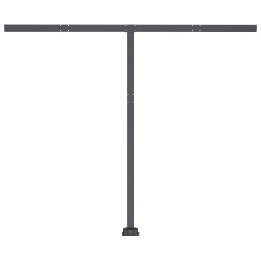 Freestanding Manual Retractable Awning 350x250 cm Blue/White