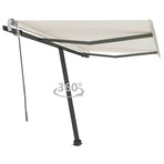 Manual Awning 3.5 x 2.5 m Cream 100% Polyester