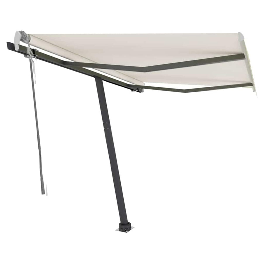 Manual Awning 3.5 x 2.5 m Cream 100% Polyester