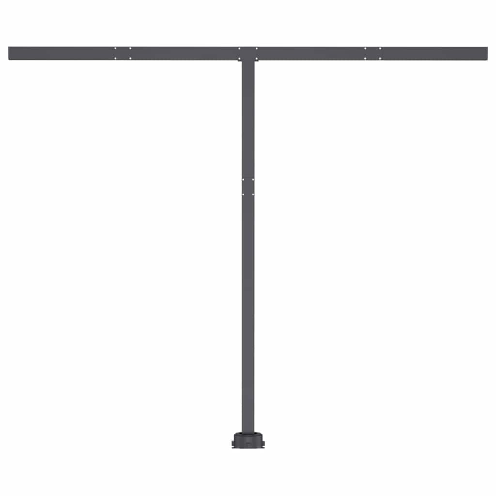 Freestanding Manual Retractable Awning 350x250 cm Cream
