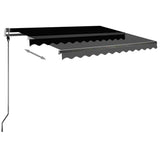 Freestanding Manual Retractable Awning 350x250 cm Anthracite - Extra Image