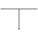Freestanding Manual Retractable Awning 400x300 cm Anthracite - Close-Up Angle
