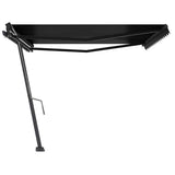Freestanding Manual Retractable Awning 450x300 cm Anthracite - Top-Down View