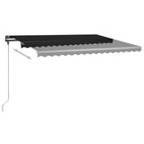 Manual Retractable Awning with LED 450x300 cm Anthracite - Extra Image