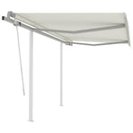 Manual Awning 3 x 2.5 m Cream 100% Polyester