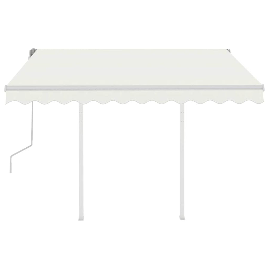 Manual Awning 3 x 2.5 m Cream 100% Polyester