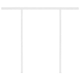 Manual Retractable Awning with Posts 3x2.5 m Anthracite