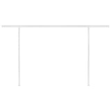 Manual Retractable Awning with Posts 4x3 m Anthracite - Close-Up Angle