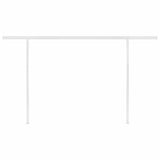 Manual Retractable Awning with Posts 4,5x3 m Anthracite
