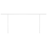 Manual Retractable Awning with Posts 5x3 m Anthracite - Close-Up Angle