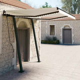 Manual Retractable Awning with LED 3x2,5 m Cream
