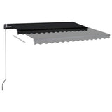 Manual Retractable Awning with LED 3x2.5 m Anthracite - Extra Image