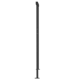 Manual Retractable Awning with Posts 3.5x2.5 m Cream - Low Angle