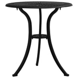 3 Piece Bistro Set Cast Aluminium Black - Extra Image