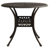 3 Piece Bistro Set Cast Aluminium Bronze - Extra Image
