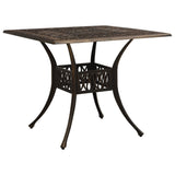3 Piece Bistro Set Cast Aluminium Bronze - Extra Image