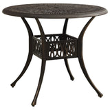 5 Piece Bistro Set Cast Aluminium Bronze - Extra Image
