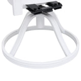 5 Piece Bistro Set Cast Aluminium White - Extra Image