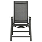 5 Piece Garden Dining Set Aluminium Anthracite