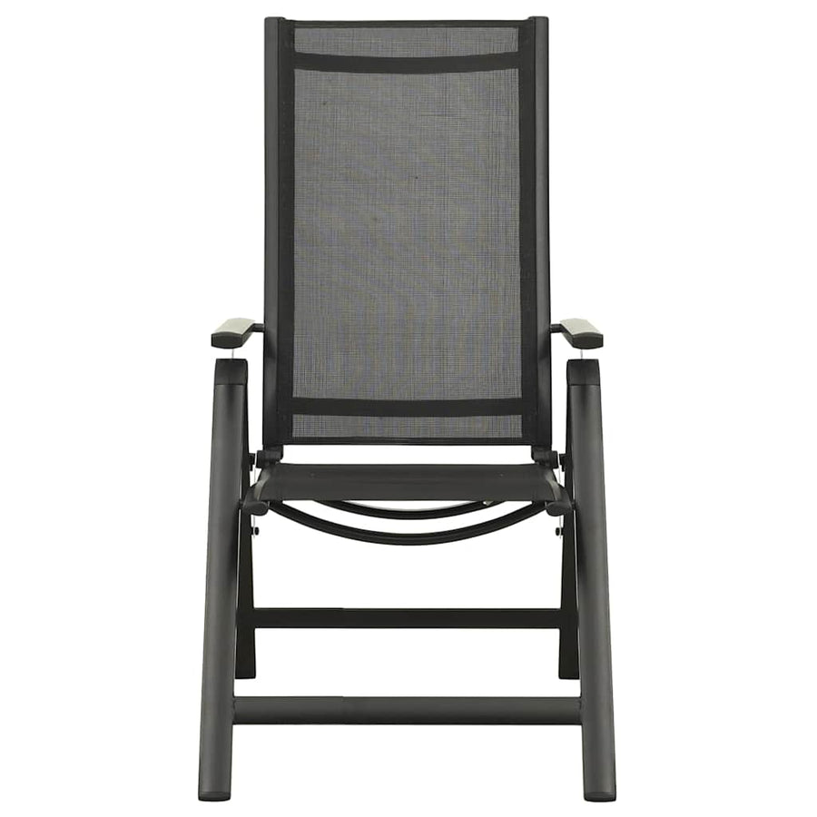 5 Piece Garden Dining Set Aluminium Anthracite