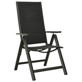 5 Piece Garden Dining Set Aluminium Anthracite