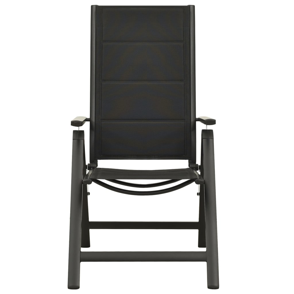 5 Piece Garden Dining Set Aluminium Anthracite