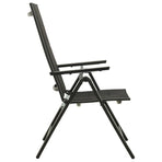 3 Piece Bistro Set Black and Anthracite