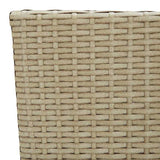 5 Piece Garden Dining Set Beige