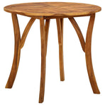 5 Piece Garden Dining Set Brown