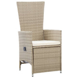 3 Piece Garden Dining Set Beige