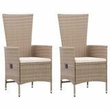 5 Piece Garden Dining Set Beige