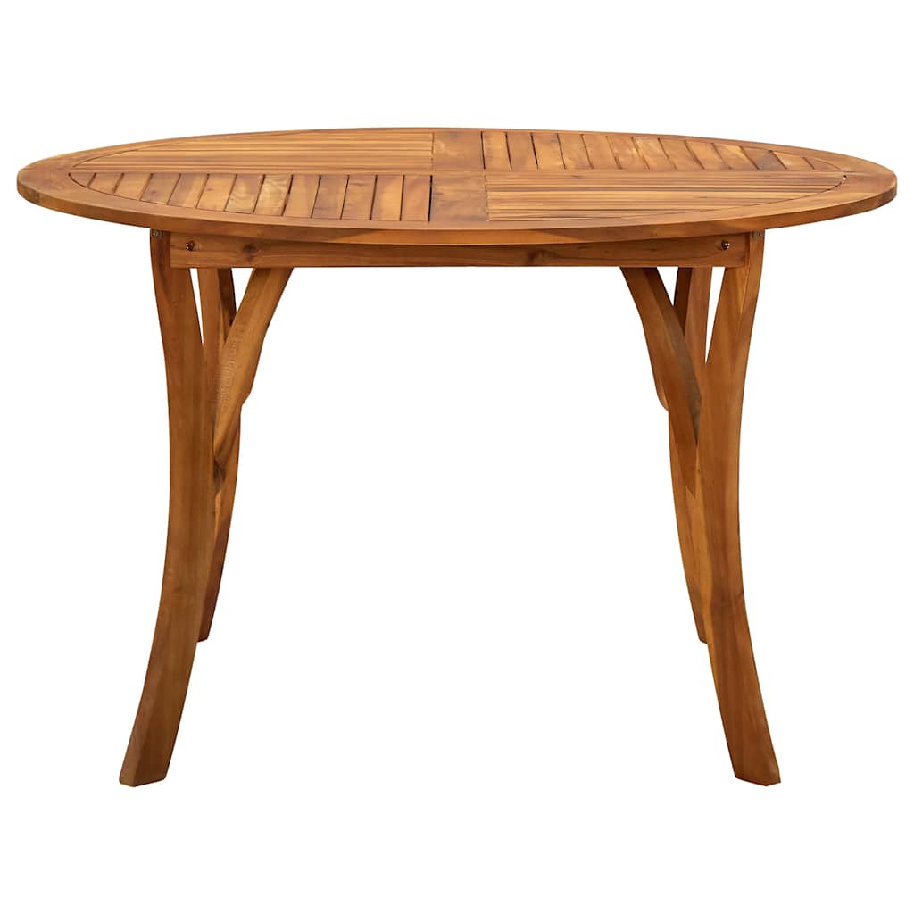 5 Piece Garden Dining Set Brown