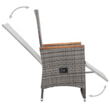 5 Piece Garden Dining Set Grey