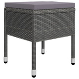 5 Piece Garden Dining Set Grey - Extra Image