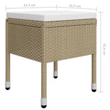 5 Piece Garden Dining Set Beige