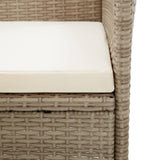 5 Piece Garden Dining Set Beige