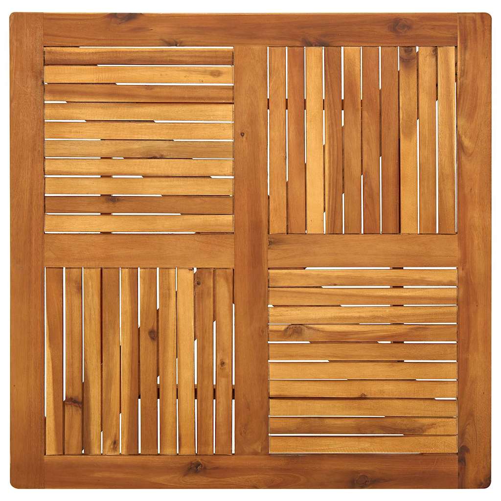 5 Piece Garden Dining Set Brown