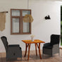 3 Piece Garden Dining Set Dark Grey