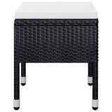 5 Piece Garden Dining Set Black - Extra Image