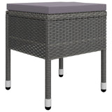5 Piece Garden Dining Set Grey - Extra Image