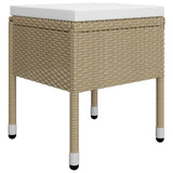 5 Piece Garden Dining Set Beige - Extra Image